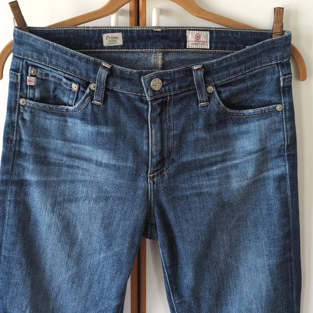 AG Prima Cigarette Ankle Jeans 27 11 Year Wash SLA - Picture 3 of 11